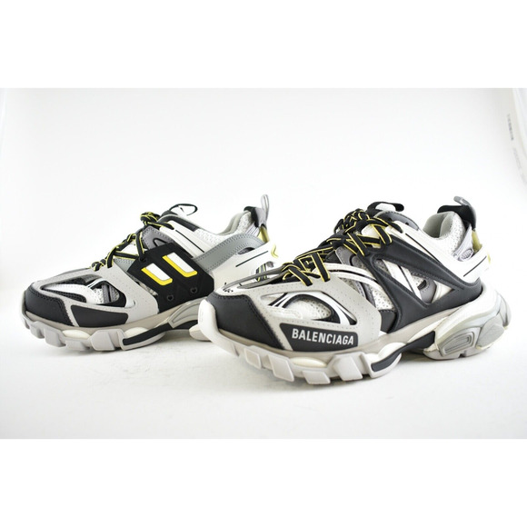 Balenciaga Track Sneaker Womens Black Grey White Yellow Platform Flat Trainer 36 - Picture 10 of 11